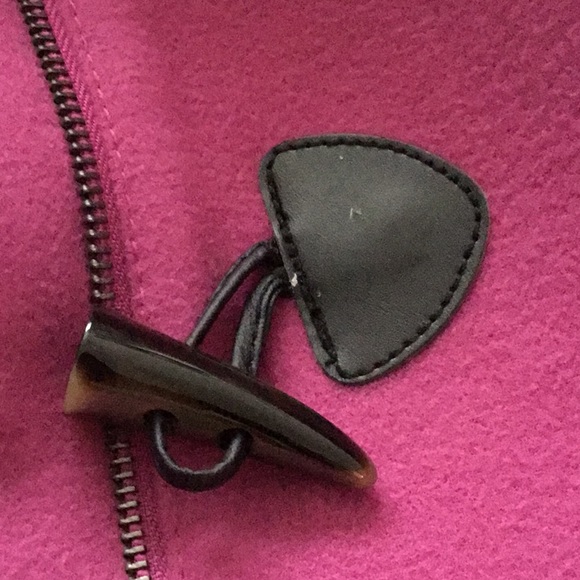 H&M fuchsia pink pea coat jacket - Picture 5 of 11